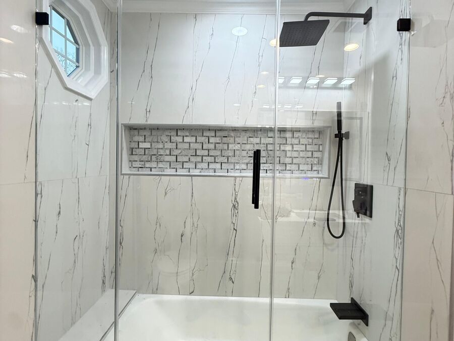 Shower Door Installation by DC Glass Pro
