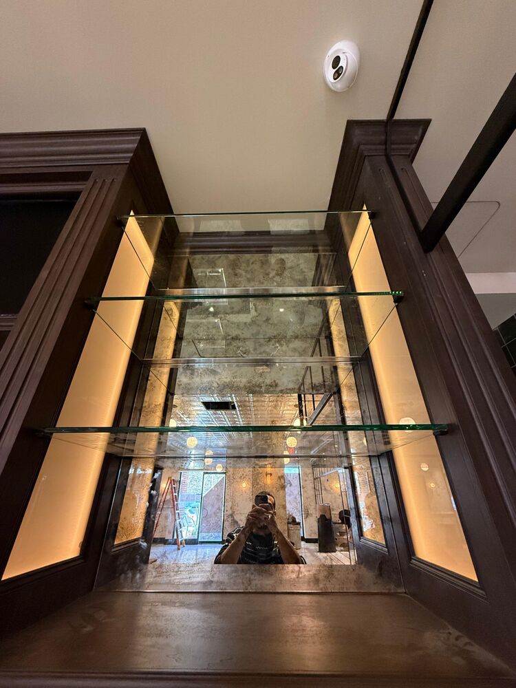 Glass stair & landing &mdash; DC Glass Pro